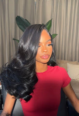 Side Part Layer Cut Body Wave 9x6 M Cap Wear Go Glueless Wig Pre Bleached Single Knots