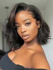 C Part Layer Cut Body Wave 6x6 M Cap Wear Go Glueless Wig Pre Bleached Single Knots