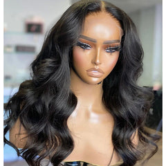 Easy-Wear Glueless 9X6 Pre-Cut Lace Straight  Bob Wig With Bleached Knots - Human Hair In Natural Black With Color Choices