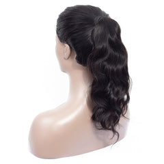 360 Body Wave Drawstring Glueless Pre-Bleached Lace Human Hair Wig