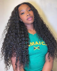 13×6 Glueless Water Wave Wig – Natural Hairline Human Hair Drawstring Wig, Beginner Friendly