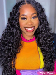 Wear Go Glueless Wig 9X6 Pre-cut HD Lace Water Wave Human Hair