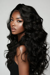 13x6 Glueless Loose Wave Human Hair Wig - Pre-Plucked HD Lace with SilkShield™ & Long-Lasting Curl Hold